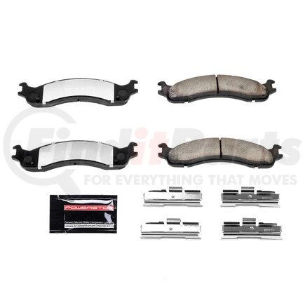 Z36-655 by POWERSTOP BRAKES - Z36 TRUCK & TOW CARBON-FIBER CERAMIC BRAKE PADS W/ HARDWARE