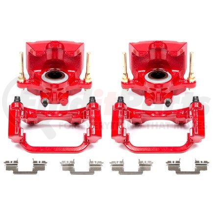 S5030 by POWERSTOP BRAKES - Red Powder Coated Calipers
