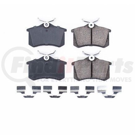 17-340 by POWERSTOP BRAKES - Z17 EVOLUTION CERAMIC BRAKE PADS W/ HARDWARE