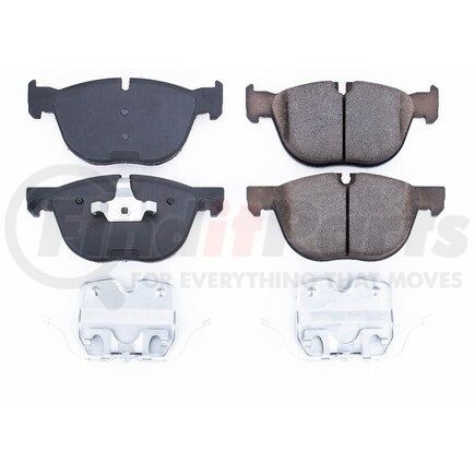 17-1294 by POWERSTOP BRAKES - Z17 EVOLUTION CERAMIC BRAKE PADS W/ HARDWARE