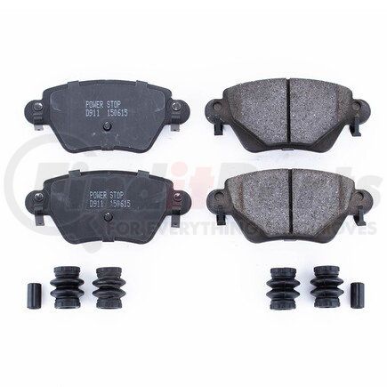 17-911 by POWERSTOP BRAKES - Z17 EVOLUTION CERAMIC BRAKE PADS W/ HARDWARE