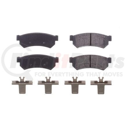 17-1315 by POWERSTOP BRAKES - Z17 EVOLUTION CERAMIC BRAKE PADS W/ HARDWARE