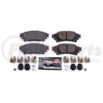 Z231391A by POWERSTOP BRAKES - Z23 EVOLUTION SPORT CARBON-FIBER BRAKE PADS W/ HARDWARE