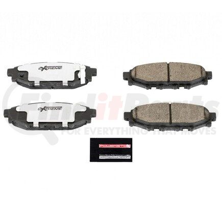 Z261114 by POWERSTOP BRAKES - Z26 STREET PERFORMANCE CARBON-FIBER CERAMIC BRAKE PADS W/ HARDWARE