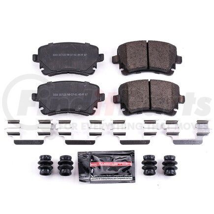 Z231018 by POWERSTOP BRAKES - Z23 EVOLUTION SPORT CARBON-FIBER BRAKE PADS W/ HARDWARE