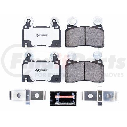 Z261474 by POWERSTOP BRAKES - Z26 STREET PERFORMANCE CARBON-FIBER CERAMIC BRAKE PADS W/ HARDWARE