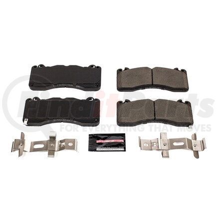 Z231792 by POWERSTOP BRAKES - Z23 EVOLUTION SPORT CARBON-FIBER BRAKE PADS W/ HARDWARE