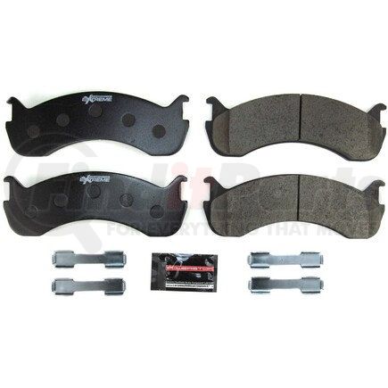 Z36786A by POWERSTOP BRAKES - Z36 TRUCK & TOW CARBON-FIBER CERAMIC BRAKE PADS W/ HARDWARE