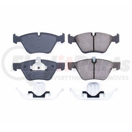 17-1061A by POWERSTOP BRAKES - Z17 EVOLUTION CERAMIC BRAKE PADS W/ HARDWARE