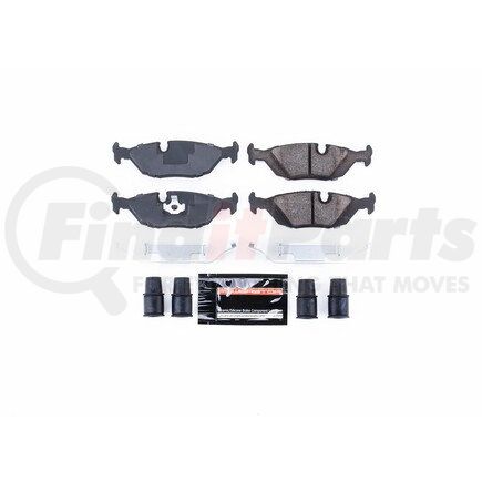 Z23279 by POWERSTOP BRAKES - Z23 EVOLUTION SPORT CARBON-FIBER BRAKE PADS W/ HARDWARE