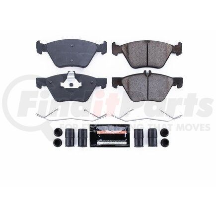 Z23740 by POWERSTOP BRAKES - Z23 EVOLUTION SPORT CARBON-FIBER BRAKE PADS W/ HARDWARE