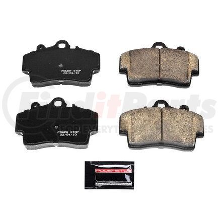 Z23737 by POWERSTOP BRAKES - Z23 EVOLUTION SPORT CARBON-FIBER BRAKE PADS W/ HARDWARE