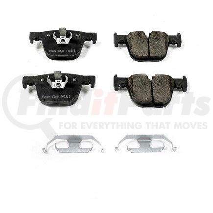 17-1610 by POWERSTOP BRAKES - Z17 EVOLUTION CERAMIC BRAKE PADS W/ HARDWARE