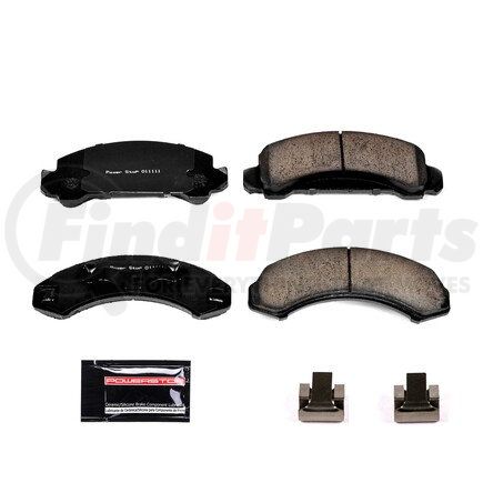 Z23249 by POWERSTOP BRAKES - Z23 EVOLUTION SPORT CARBON-FIBER BRAKE PADS W/ HARDWARE