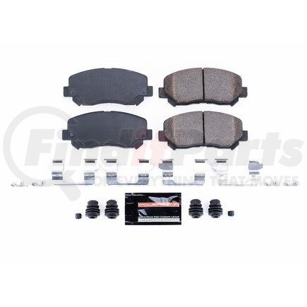 Z231640A by POWERSTOP BRAKES - Z23 EVOLUTION SPORT CARBON-FIBER BRAKE PADS W/ HARDWARE