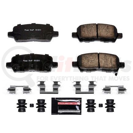 Z23999 by POWERSTOP BRAKES - Z23 EVOLUTION SPORT CARBON-FIBER BRAKE PADS W/ HARDWARE