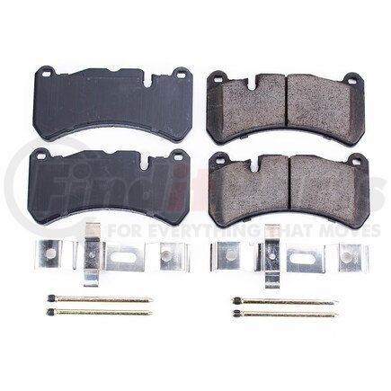 171116 by POWERSTOP BRAKES - Z17 EVOLUTION CERAMIC BRAKE PADS W/ HARDWARE