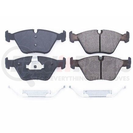 17-946 by POWERSTOP BRAKES - Z17 EVOLUTION CERAMIC BRAKE PADS W/ HARDWARE