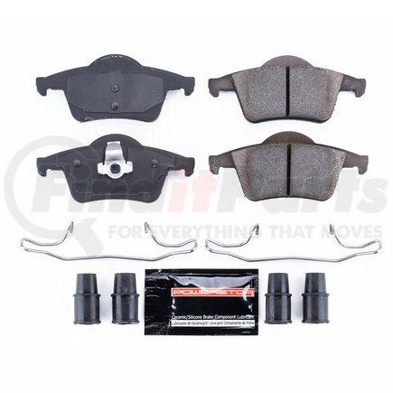 Z23795 by POWERSTOP BRAKES - Z23 EVOLUTION SPORT CARBON-FIBER BRAKE PADS W/ HARDWARE