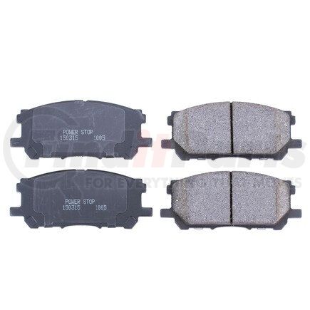 16-1005 by POWERSTOP BRAKES - Z16 EVOLUTION CERAMIC BRAKE PADS