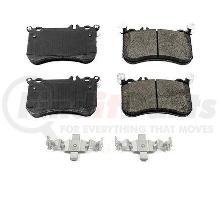 17-1634 by POWERSTOP BRAKES - Z17 EVOLUTION CERAMIC BRAKE PADS W/ HARDWARE