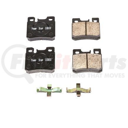 17-495 by POWERSTOP BRAKES - Z17 EVOLUTION CERAMIC BRAKE PADS W/ HARDWARE