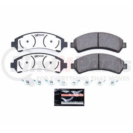 Z36726 by POWERSTOP BRAKES - Z36 TRUCK & TOW CARBON-FIBER CERAMIC BRAKE PADS W/ HARDWARE