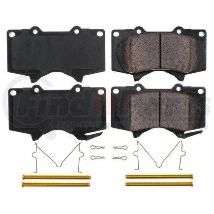 17-976 by POWERSTOP BRAKES - Z17 EVOLUTION CERAMIC BRAKE PADS W/ HARDWARE