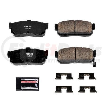 Z23540 by POWERSTOP BRAKES - Z23 EVOLUTION SPORT CARBON-FIBER BRAKE PADS W/ HARDWARE