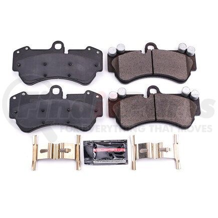 Z231007 by POWERSTOP BRAKES - Z23 EVOLUTION SPORT CARBON-FIBER BRAKE PADS W/ HARDWARE