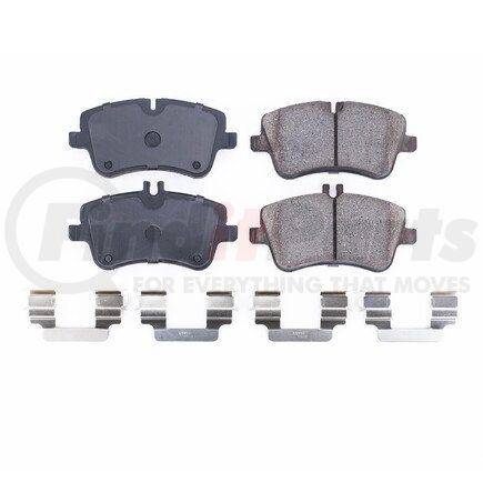 17-872 by POWERSTOP BRAKES - Z17 EVOLUTION CERAMIC BRAKE PADS W/ HARDWARE