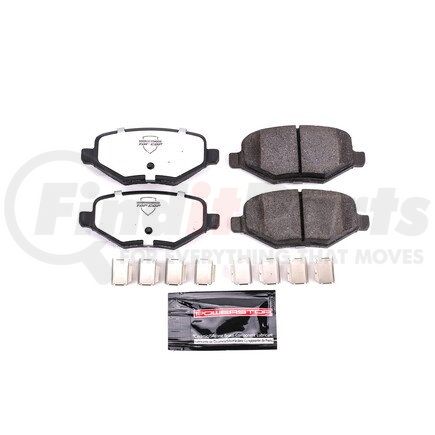 Z37-1377 by POWERSTOP BRAKES - Z37 TOP COP CARBON-FIBER CERAMIC BRAKE PADS W/ HARDWARE