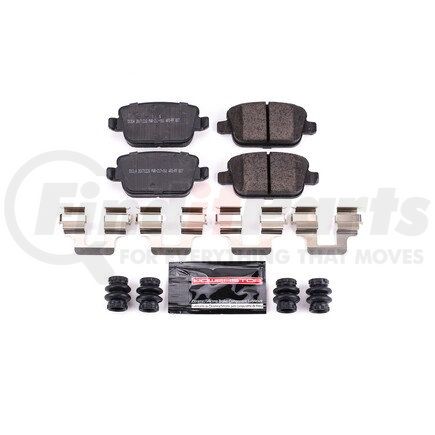 Z231314 by POWERSTOP BRAKES - Z23 EVOLUTION SPORT CARBON-FIBER BRAKE PADS W/ HARDWARE