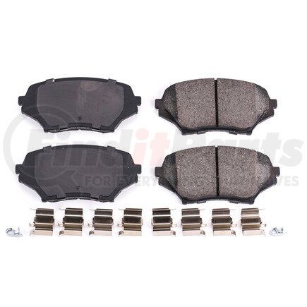 17-1179 by POWERSTOP BRAKES - Z17 EVOLUTION CERAMIC BRAKE PADS W/ HARDWARE