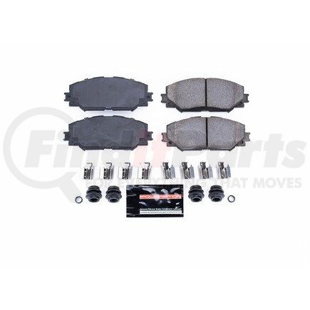 Z231210 by POWERSTOP BRAKES - Z23 EVOLUTION SPORT CARBON-FIBER BRAKE PADS W/ HARDWARE