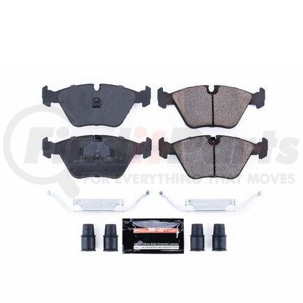 Z23394 by POWERSTOP BRAKES - Z23 EVOLUTION SPORT CARBON-FIBER BRAKE PADS W/ HARDWARE