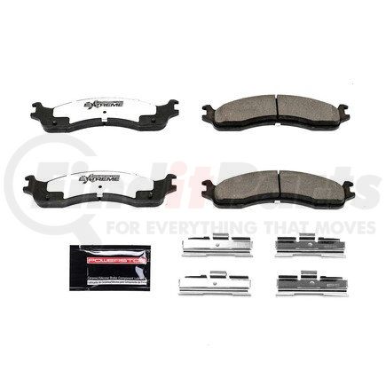 Z36-655A by POWERSTOP BRAKES - Z36 TRUCK & TOW CARBON-FIBER CERAMIC BRAKE PADS W/ HARDWARE