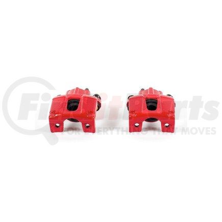 S2948 by POWERSTOP BRAKES - Red Powder Coated Calipers