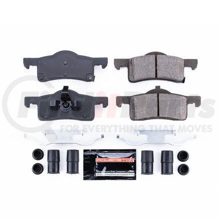 Z23935 by POWERSTOP BRAKES - Z23 EVOLUTION SPORT CARBON-FIBER BRAKE PADS W/ HARDWARE