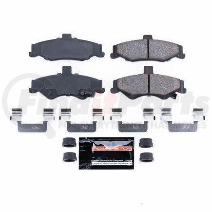 Z23-750 by POWERSTOP BRAKES - Z23 EVOLUTION SPORT CARBON-FIBER BRAKE PADS W/ HARDWARE