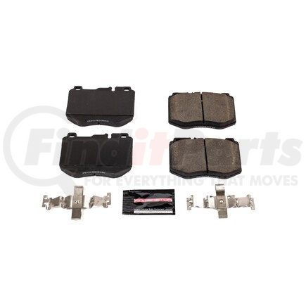 Z231796 by POWERSTOP BRAKES - Z23 EVOLUTION SPORT CARBON-FIBER BRAKE PADS W/ HARDWARE