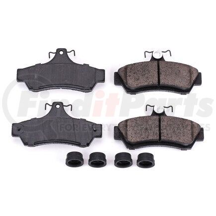 17-1048 by POWERSTOP BRAKES - Z17 EVOLUTION CERAMIC BRAKE PADS W/ HARDWARE