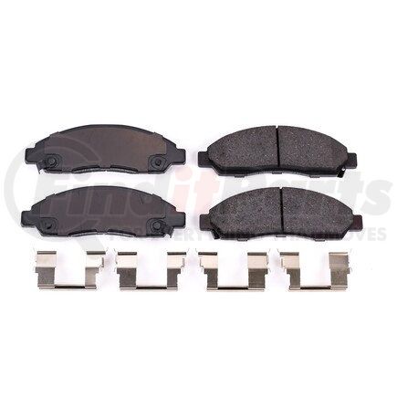 17-1039 by POWERSTOP BRAKES - Z17 EVOLUTION CERAMIC BRAKE PADS W/ HARDWARE