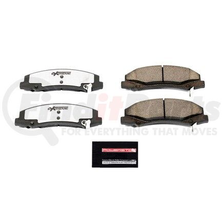 Z261159 by POWERSTOP BRAKES - Z26 STREET PERFORMANCE CARBON-FIBER CERAMIC BRAKE PADS W/ HARDWARE