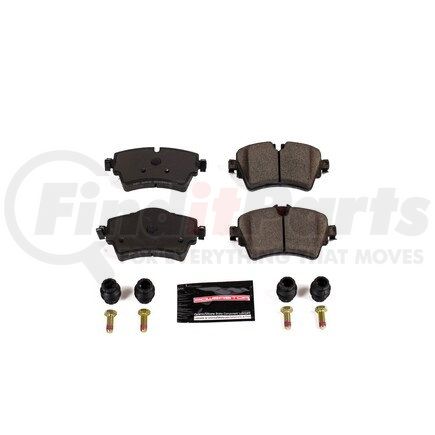 Z231801 by POWERSTOP BRAKES - Z23 EVOLUTION SPORT CARBON-FIBER BRAKE PADS W/ HARDWARE