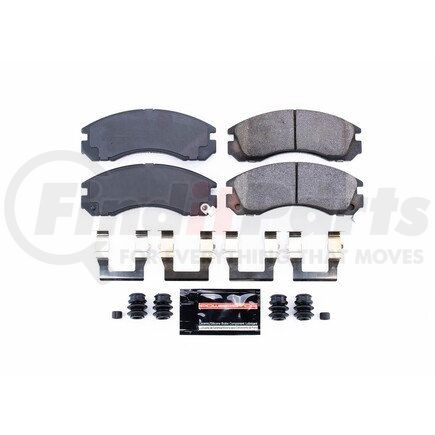 Z23530 by POWERSTOP BRAKES - Z23 EVOLUTION SPORT CARBON-FIBER BRAKE PADS W/ HARDWARE