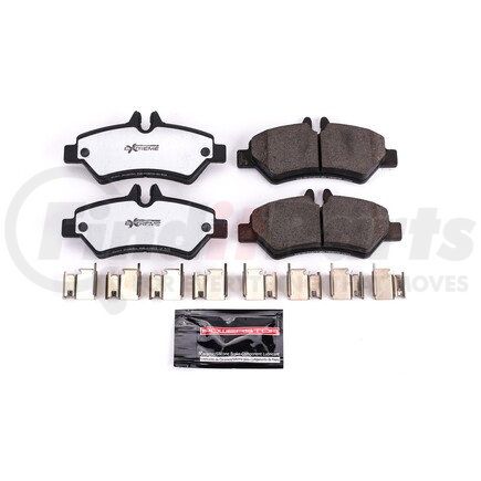 Z36-1317 by POWERSTOP BRAKES - Z36 TRUCK & TOW CARBON-FIBER CERAMIC BRAKE PADS W/ HARDWARE