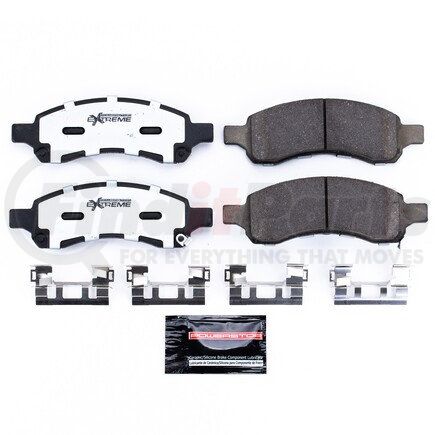 Z361169A by POWERSTOP BRAKES - Z36 TRUCK & TOW CARBON-FIBER CERAMIC BRAKE PADS W/ HARDWARE