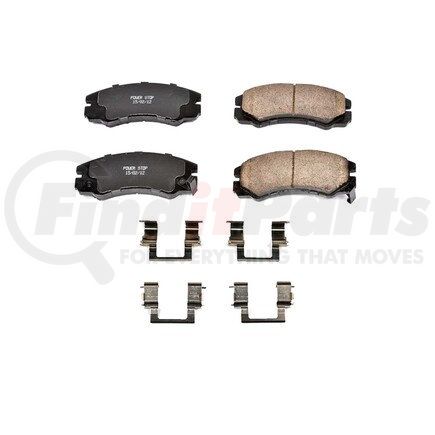 17-579 by POWERSTOP BRAKES - Z17 EVOLUTION CERAMIC BRAKE PADS W/ HARDWARE