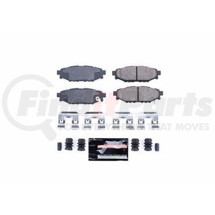 Z231114 by POWERSTOP BRAKES - Z23 EVOLUTION SPORT CARBON-FIBER BRAKE PADS W/ HARDWARE